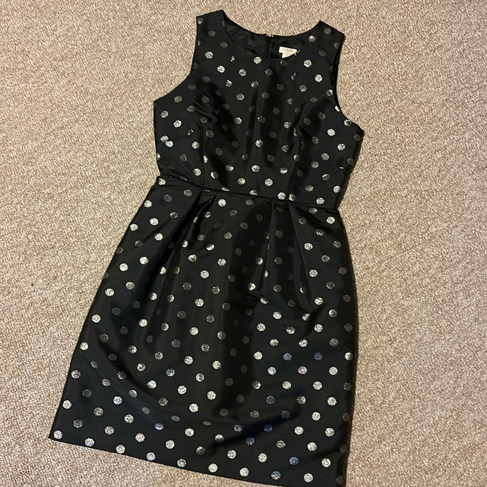 J crew polka dot dress